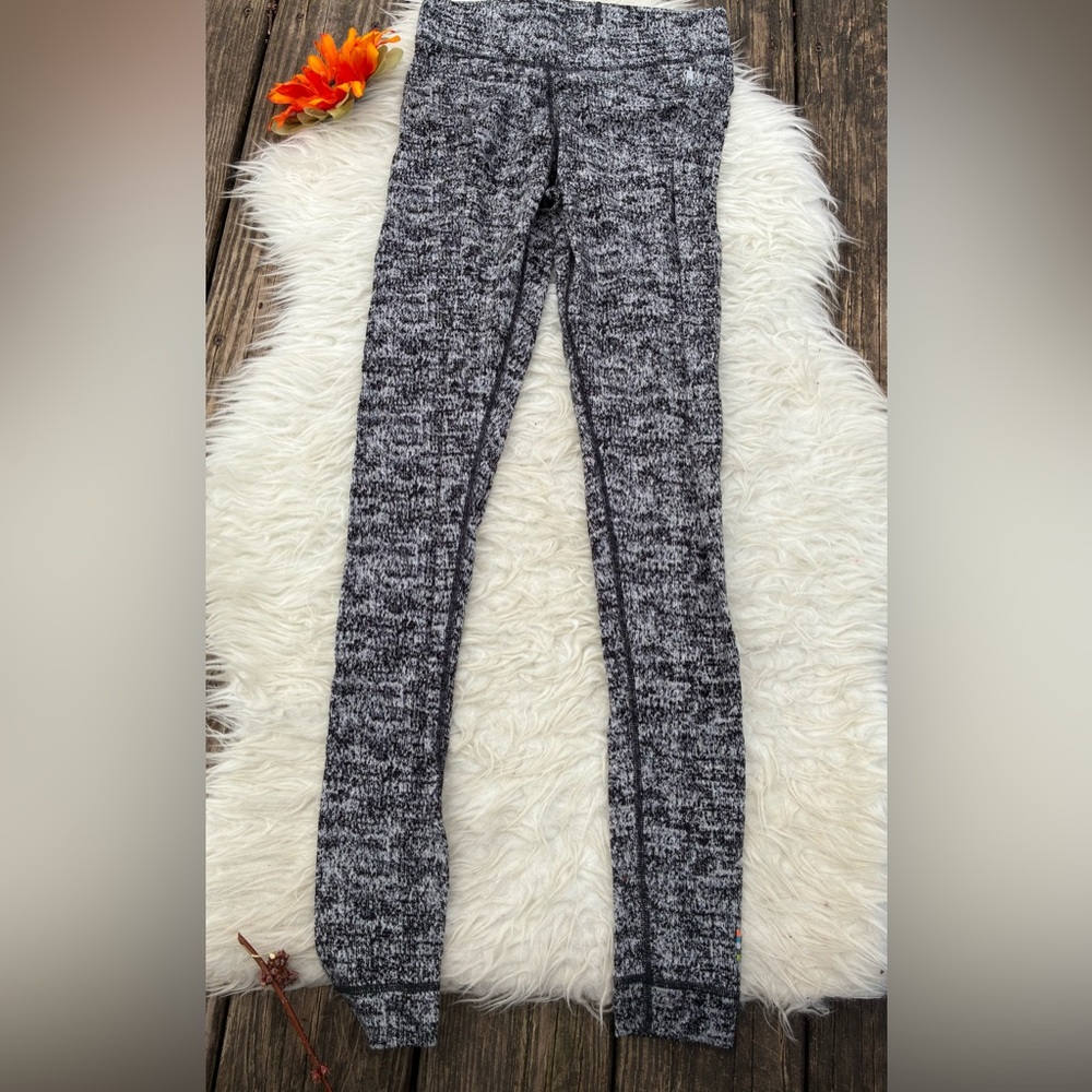 Smartwool merino base thermal layer in moonbeam heather - Picture 3 of 8